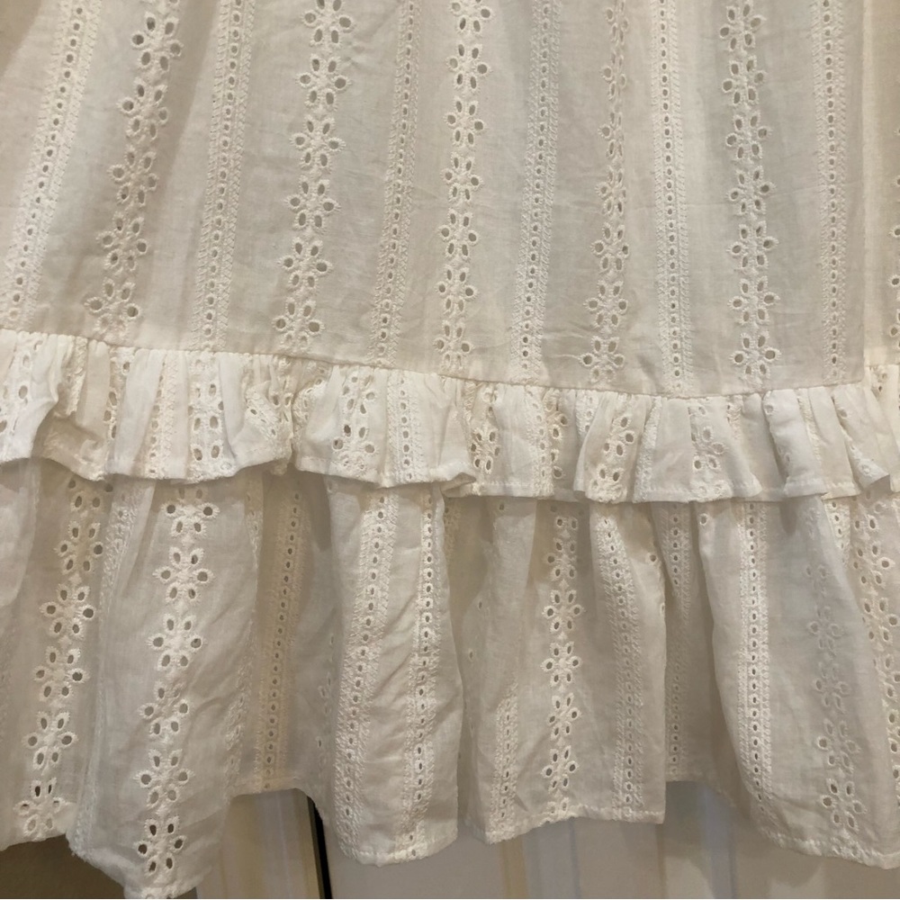 NEW Label of Love White eyelet Dress M - Picture 6 of 10